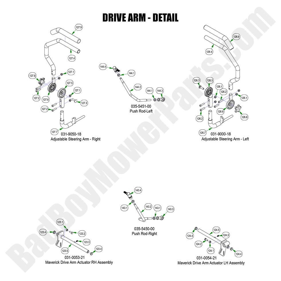 2023 Maverick HD - Drive Arm - Detail